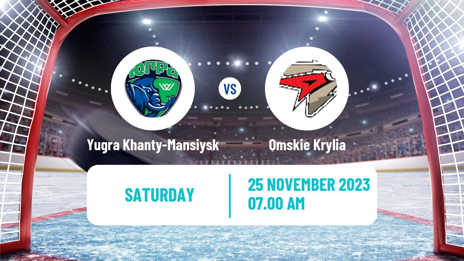 Hockey VHL Yugra Khanty-Mansiysk - Omskie Krylia