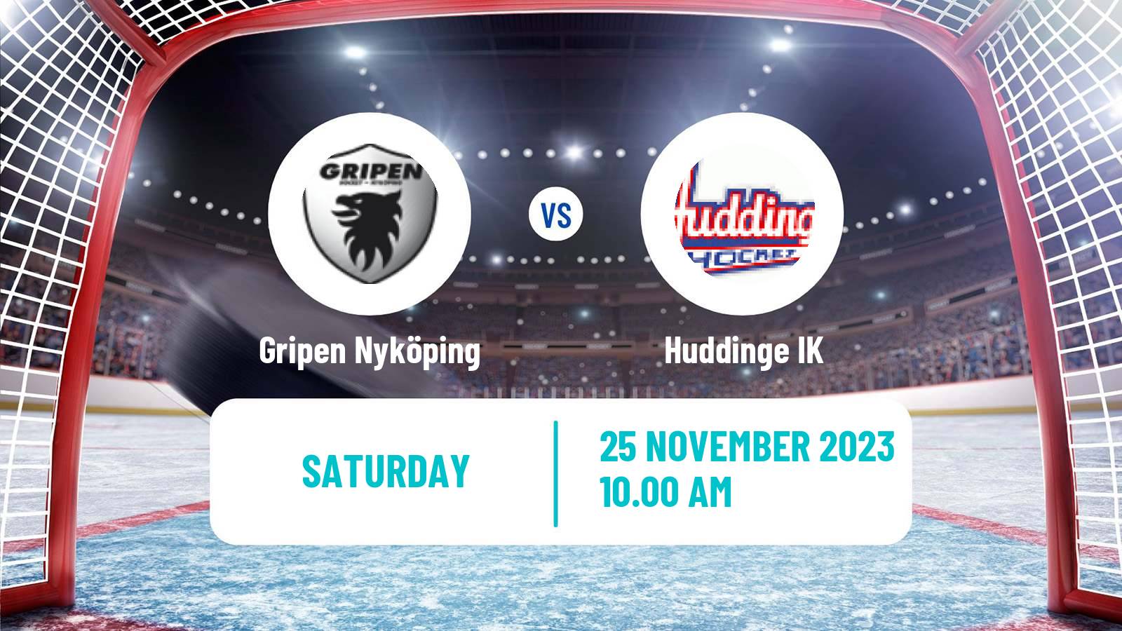 Hockey Swedish HockeyEttan Ostra Gripen Nyköping - Huddinge