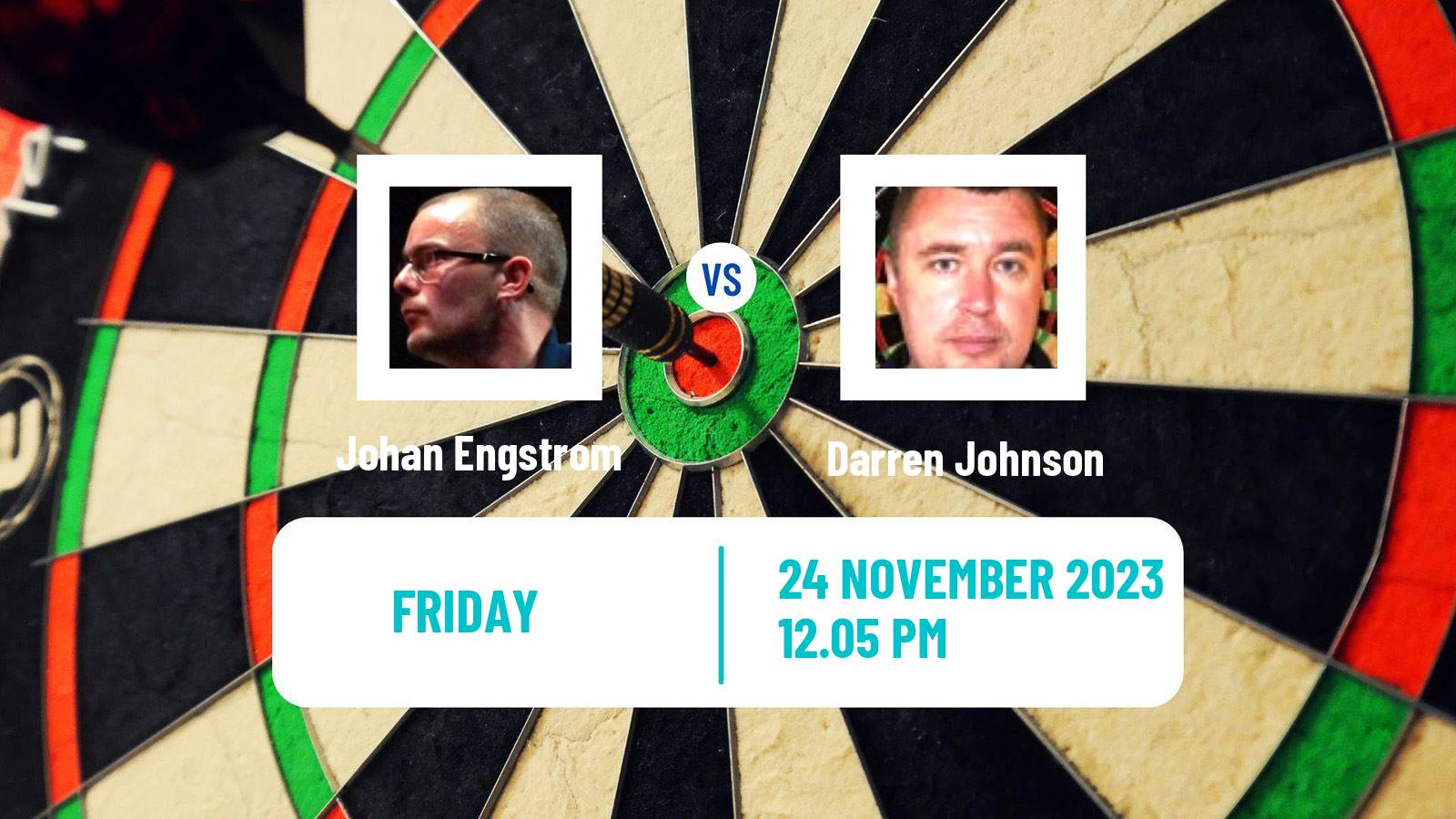 Darts Modus Super Series Johan Engstrom - Darren Johnson