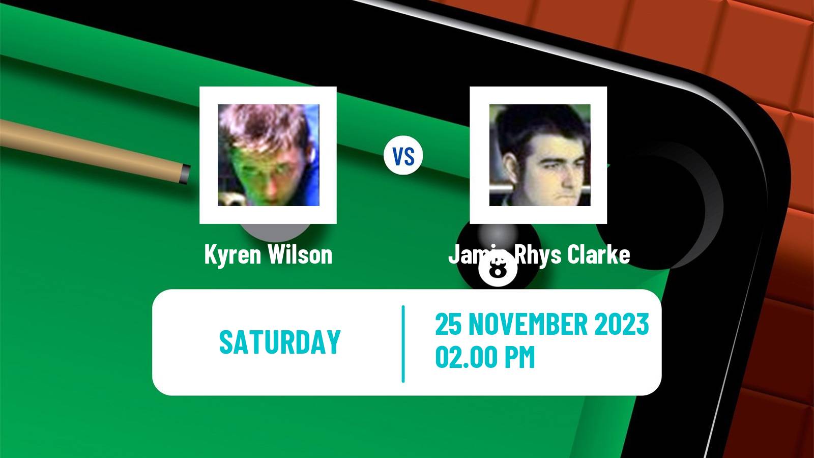 Snooker Uk Championship Kyren Wilson - Jamie Rhys Clarke