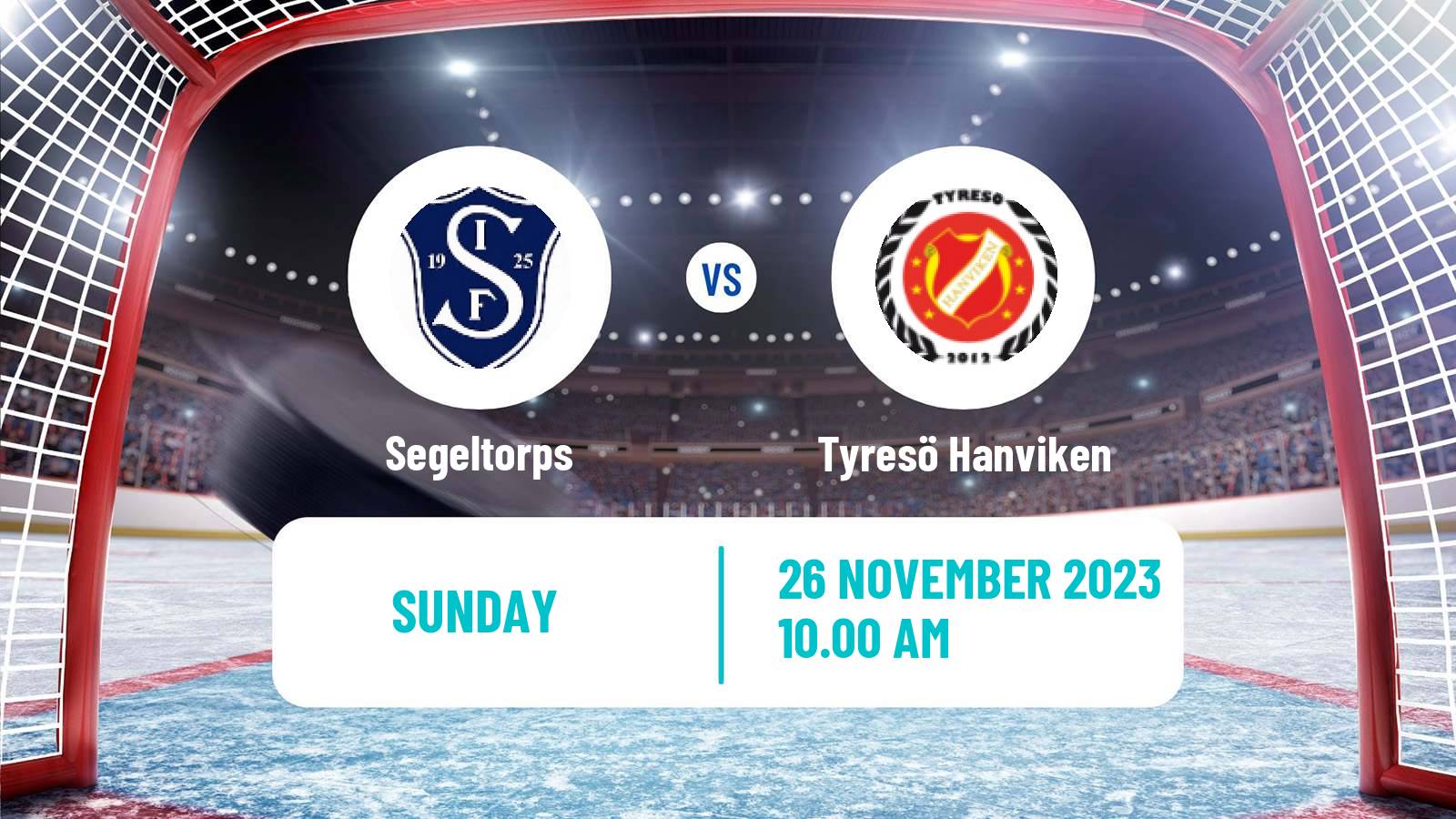 Hockey Swedish HockeyEttan Ostra Segeltorps - Tyresö Hanviken