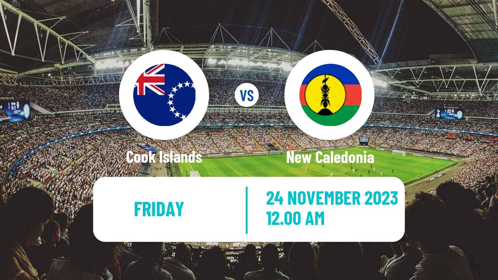 Soccer Pacific Games Football Cook Islands - New Caledonia