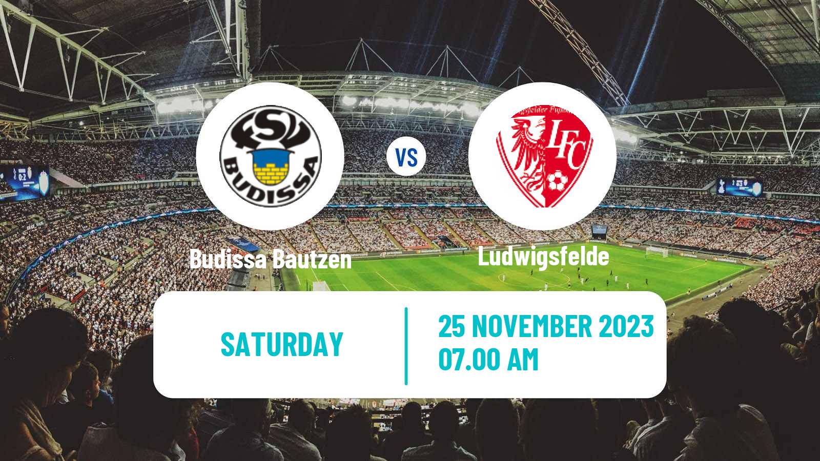 Soccer German Oberliga NOFV- Süd Budissa Bautzen - Ludwigsfelde