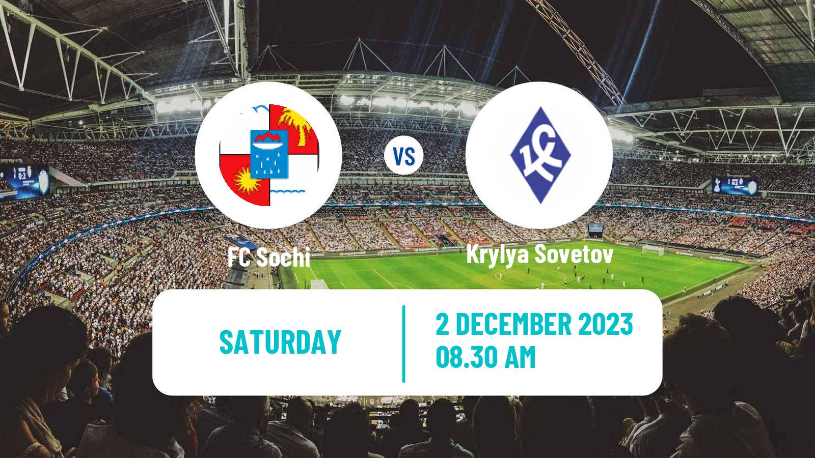 Soccer Russian Premier League Sochi - Krylya Sovetov