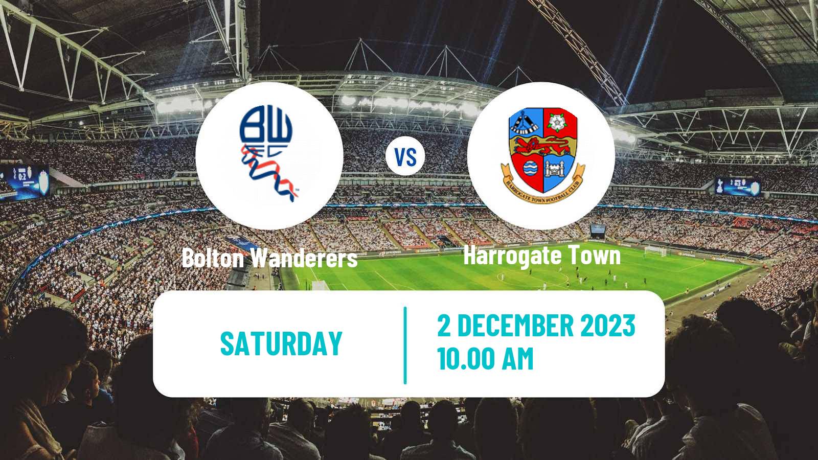 Soccer English FA Cup Bolton Wanderers - Harrogate Town