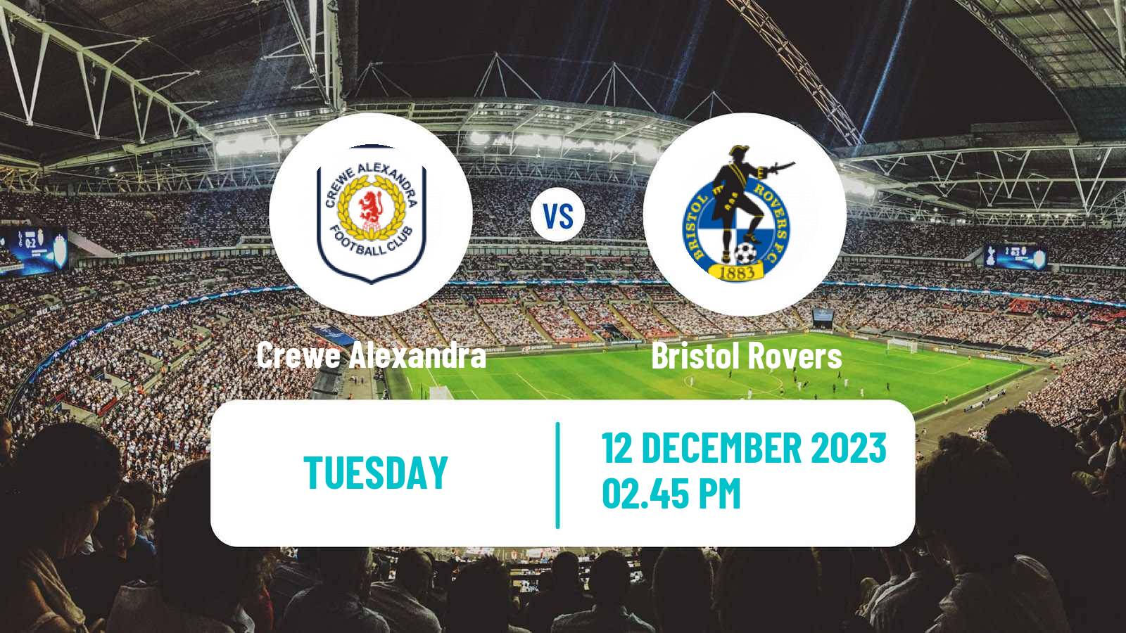 Soccer English FA Cup Crewe Alexandra - Bristol Rovers
