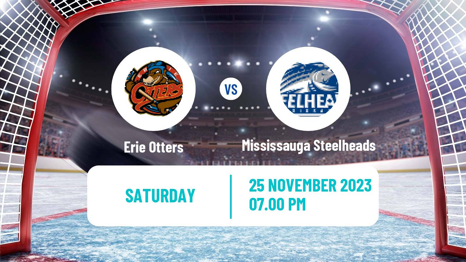 Hockey OHL Erie Otters - Mississauga Steelheads