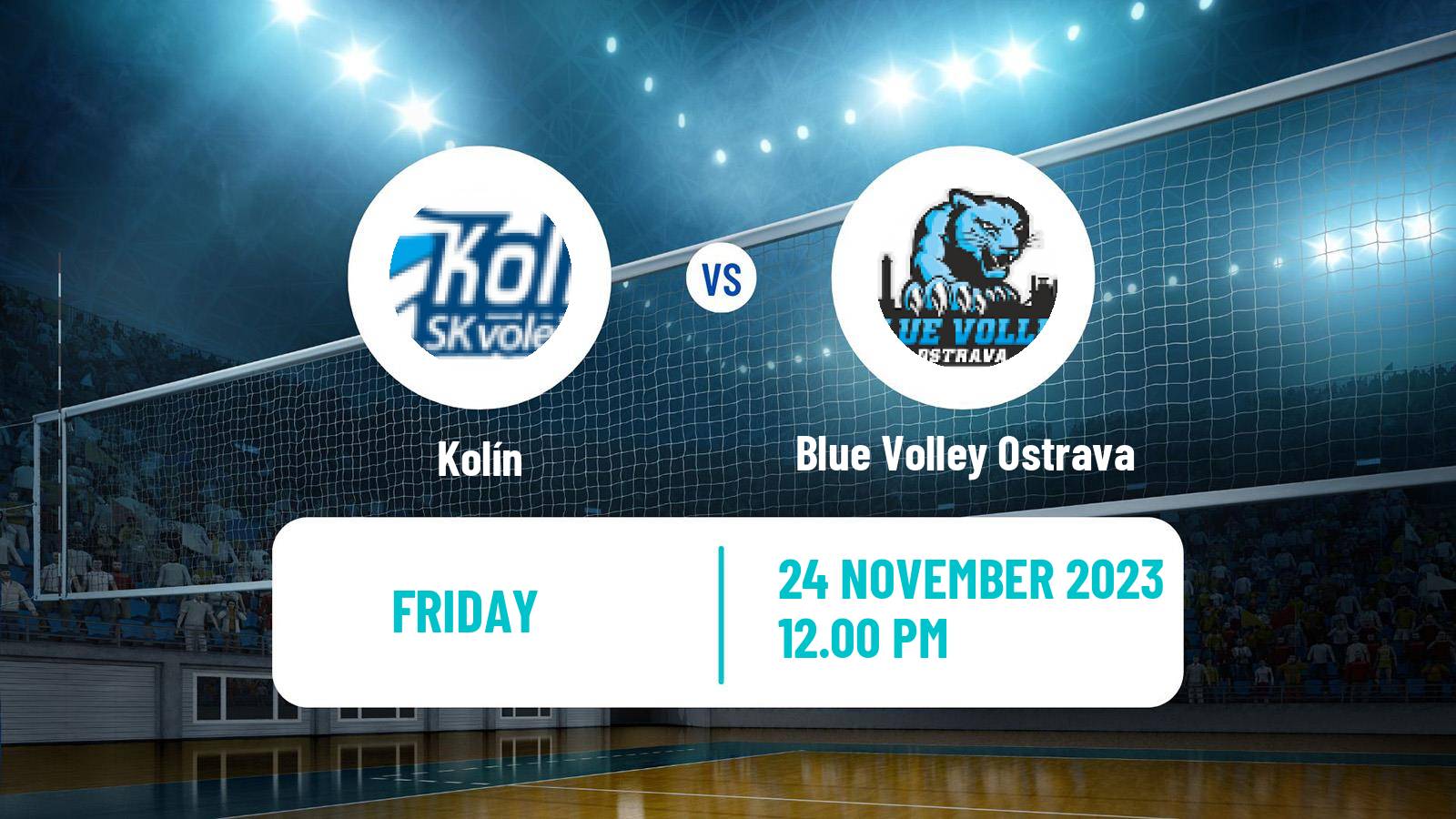 Volleyball Czech 1 Liga Volleyball Kolín - Blue Volley Ostrava