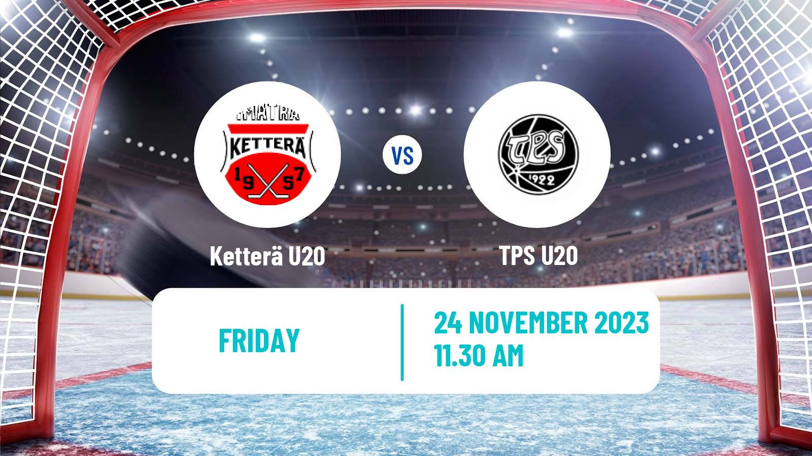 Hockey Finnish SM-sarja U20 Ketterä U20 - TPS U20