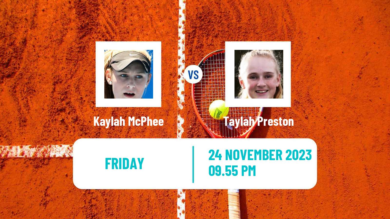Tennis ITF W60 Brisbane Women Kaylah McPhee - Taylah Preston