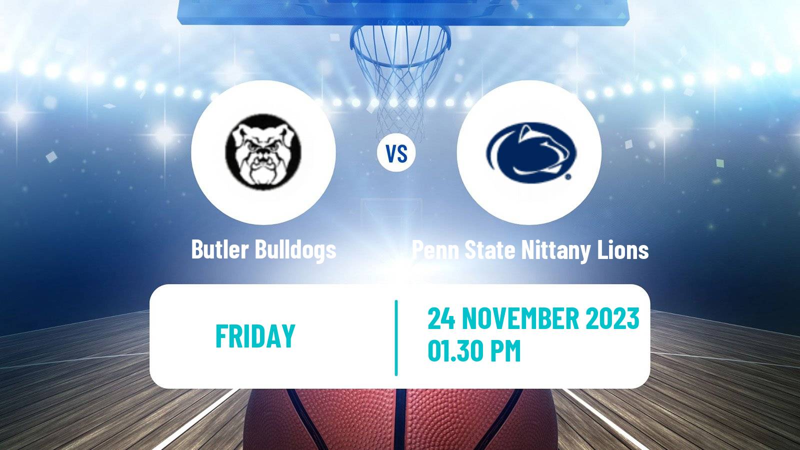 Basketball NCAA College Basketball Butler Bulldogs - Penn State Nittany Lions
