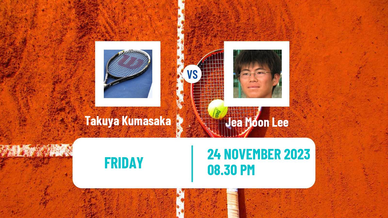 Tennis ITF M15 Ipoh Perak Men Takuya Kumasaka - Jea Moon Lee