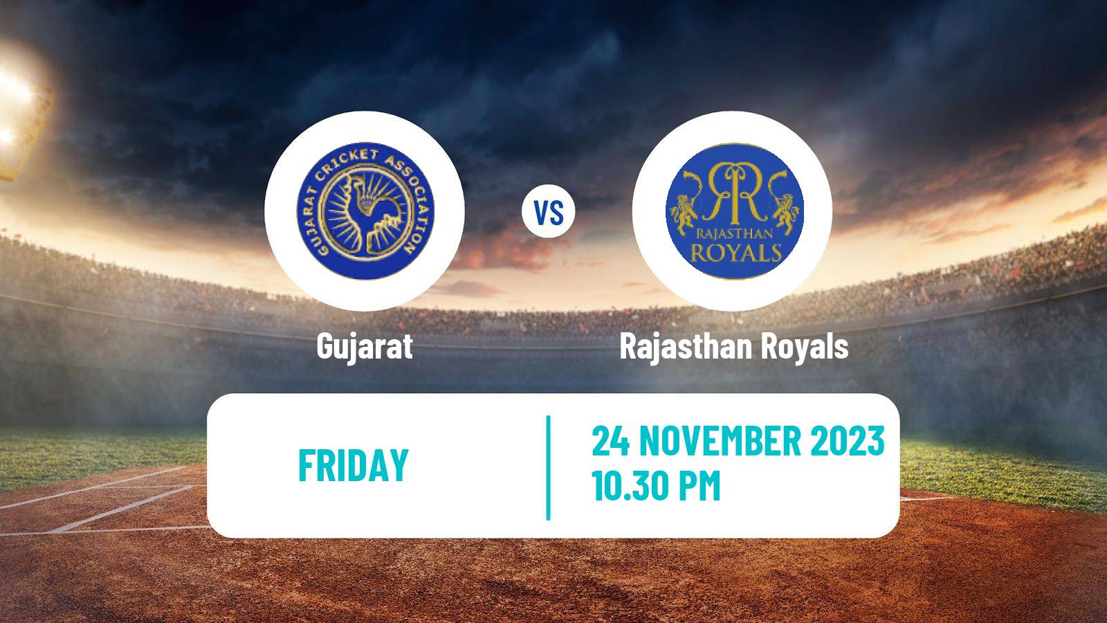 Cricket Vijay Hazare Trophy Gujarat - Rajasthan Royals