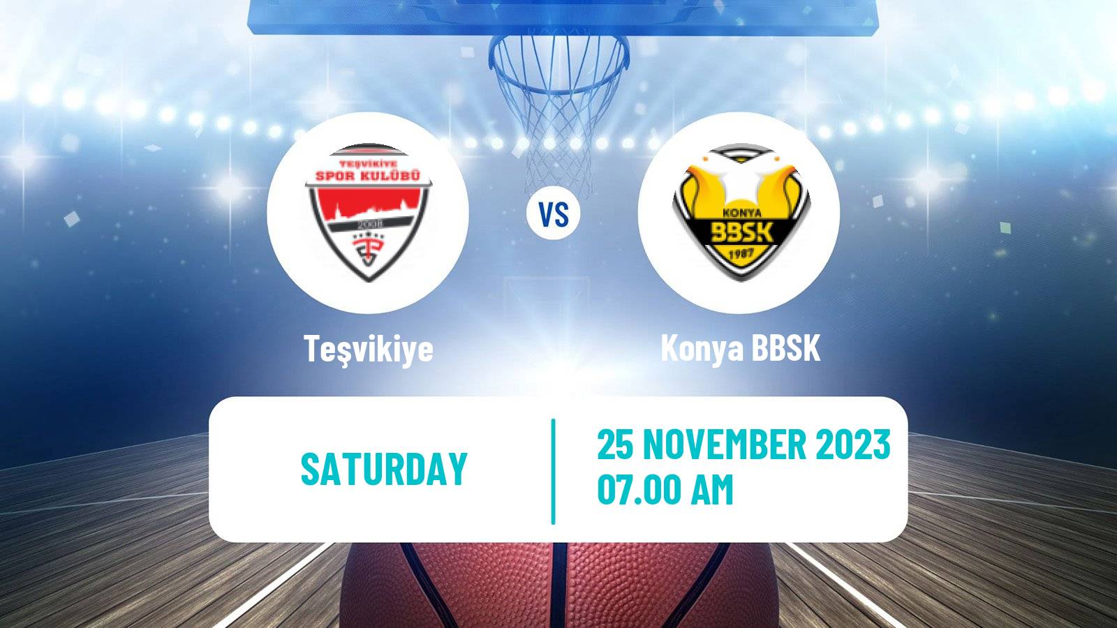 Basketball Turkish TB2L Teşvikiye - Konya BBSK