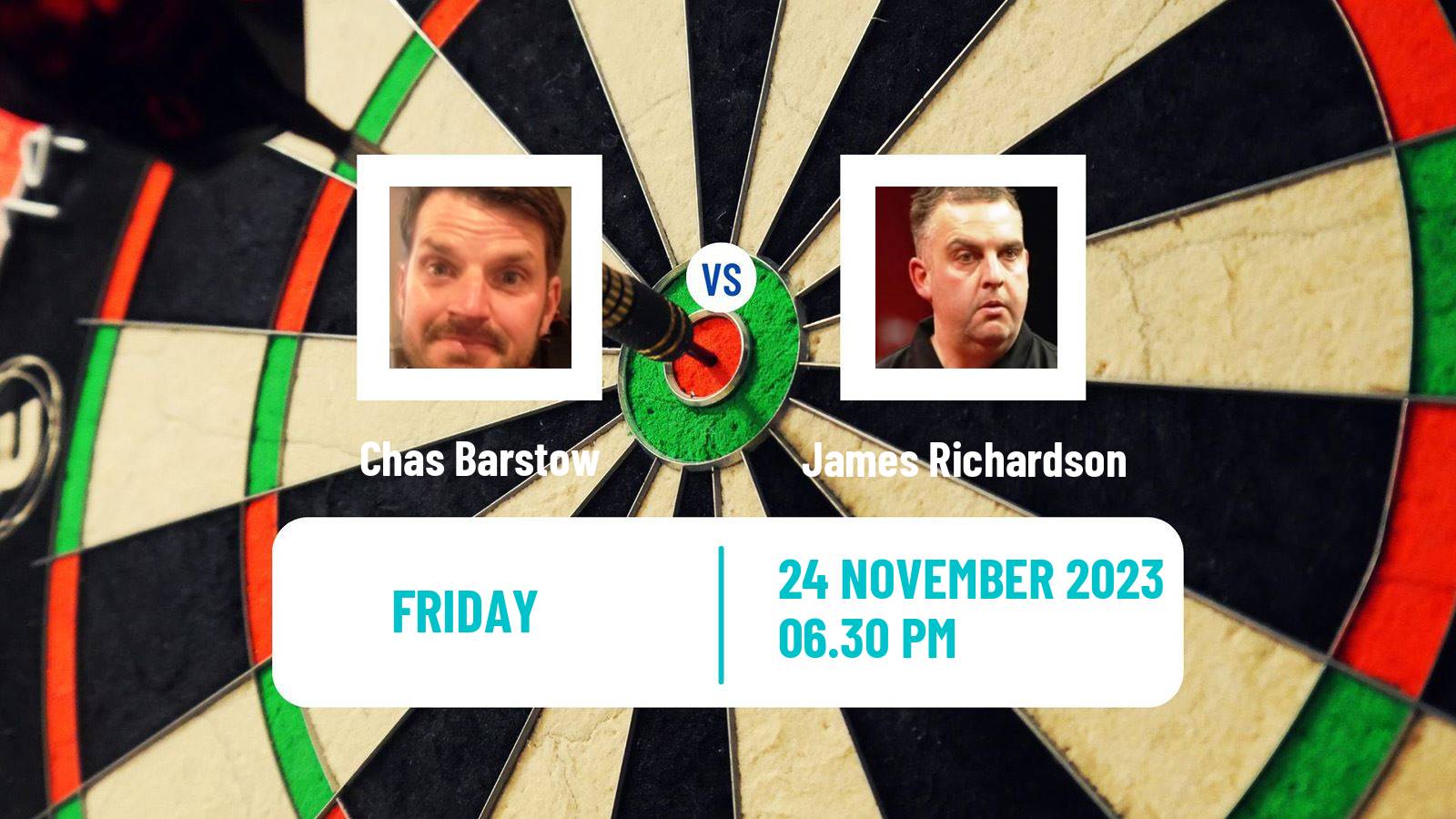 Darts Modus Super Series Chas Barstow - James Richardson