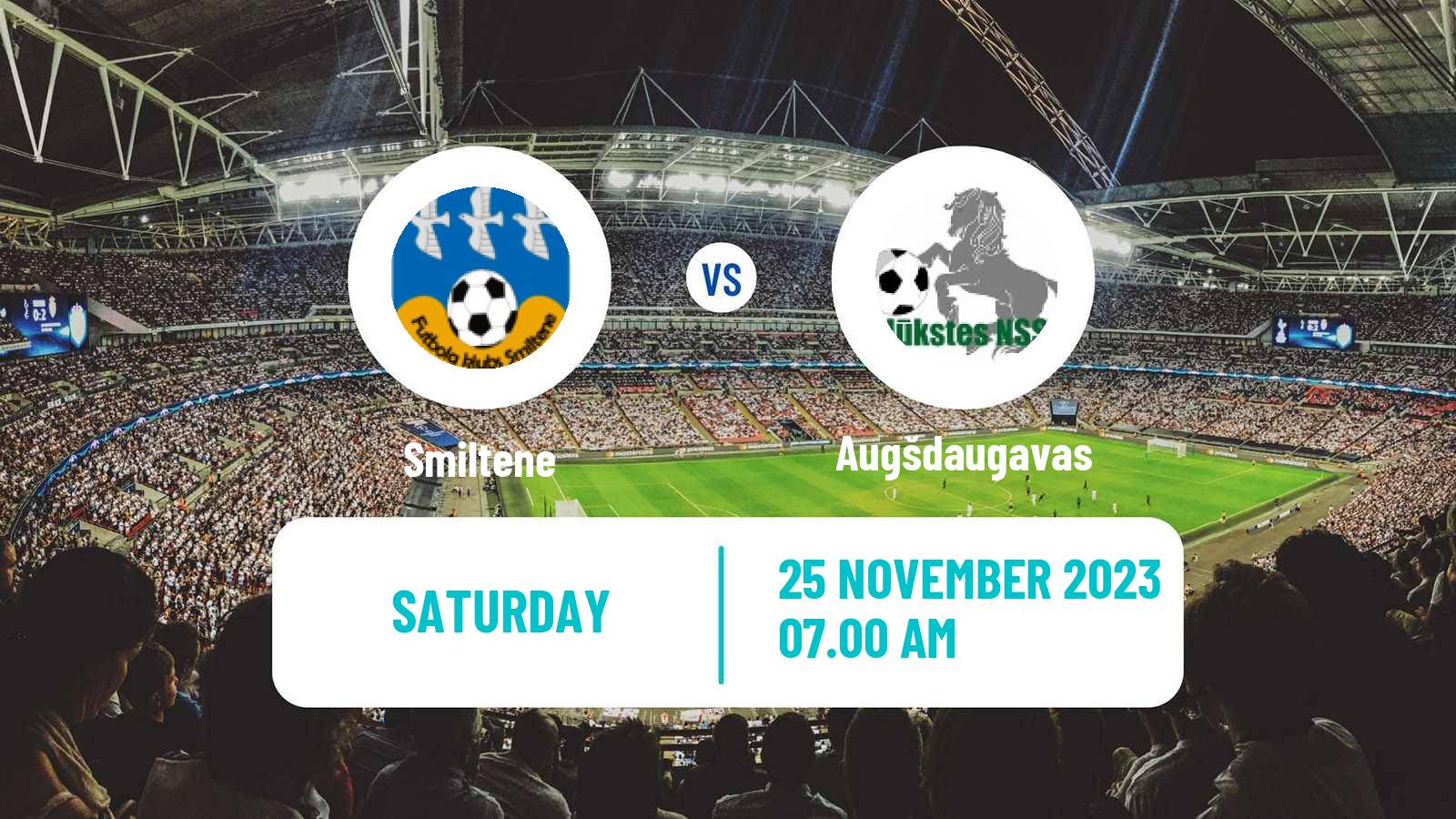 Soccer Latvian 1 Liga Smiltene - Augšdaugavas