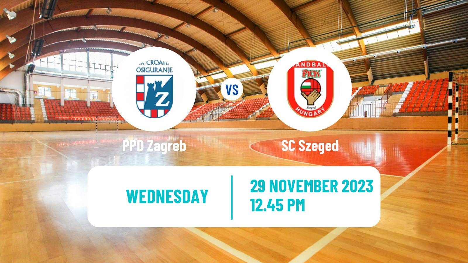 Handball EHF Champions League PPD Zagreb - Szeged