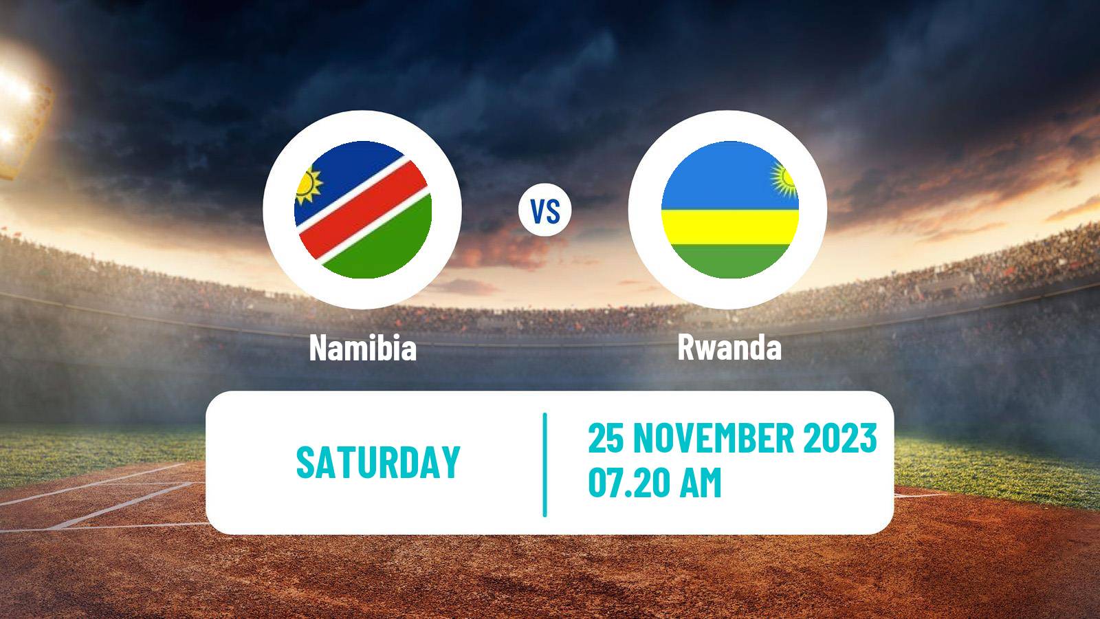 Cricket ICC World Twenty20 Namibia - Rwanda