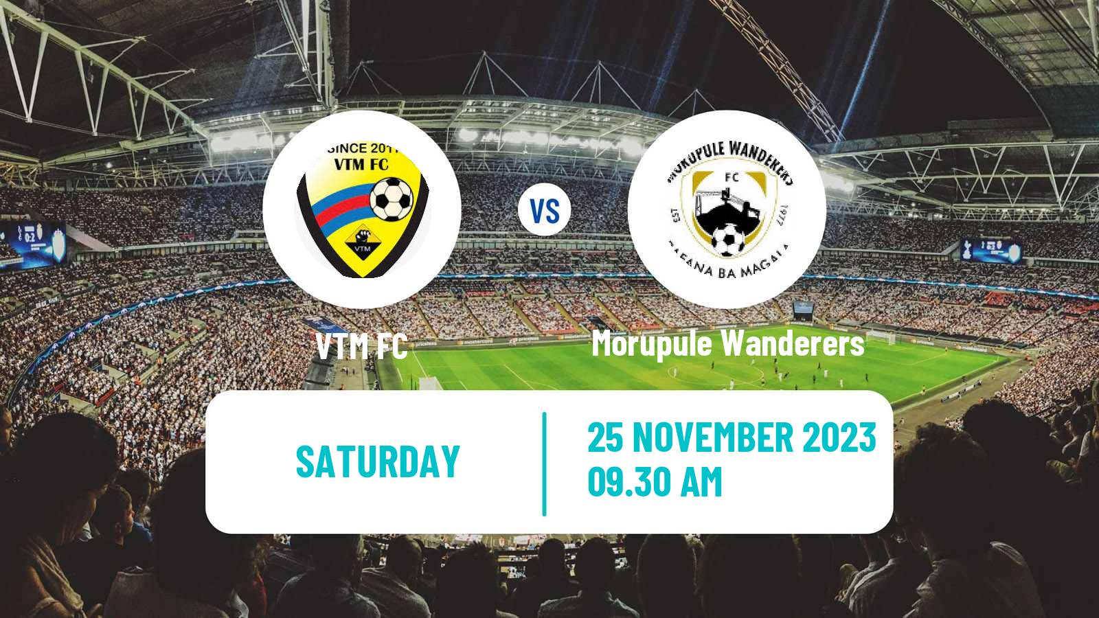 Soccer Botswana Premier League VTM - Morupule Wanderers