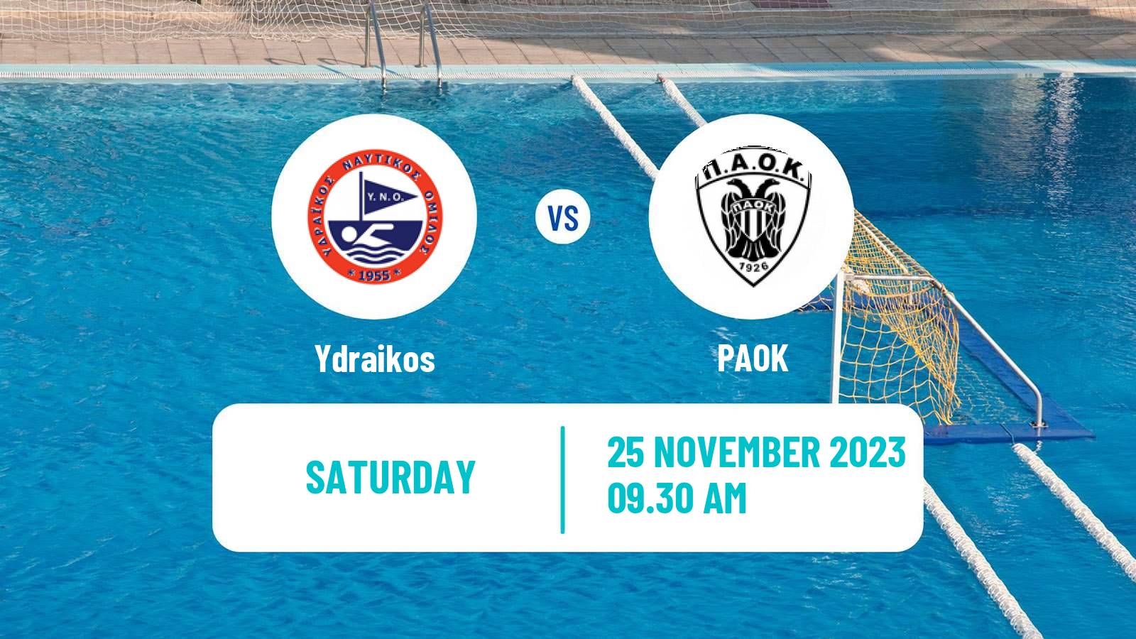 Water polo Greek A1 Water Polo Ydraikos - PAOK