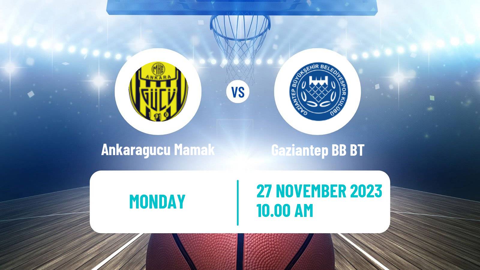 Basketball Turkish TBL Ankaragucu Mamak - Gaziantep BB BT