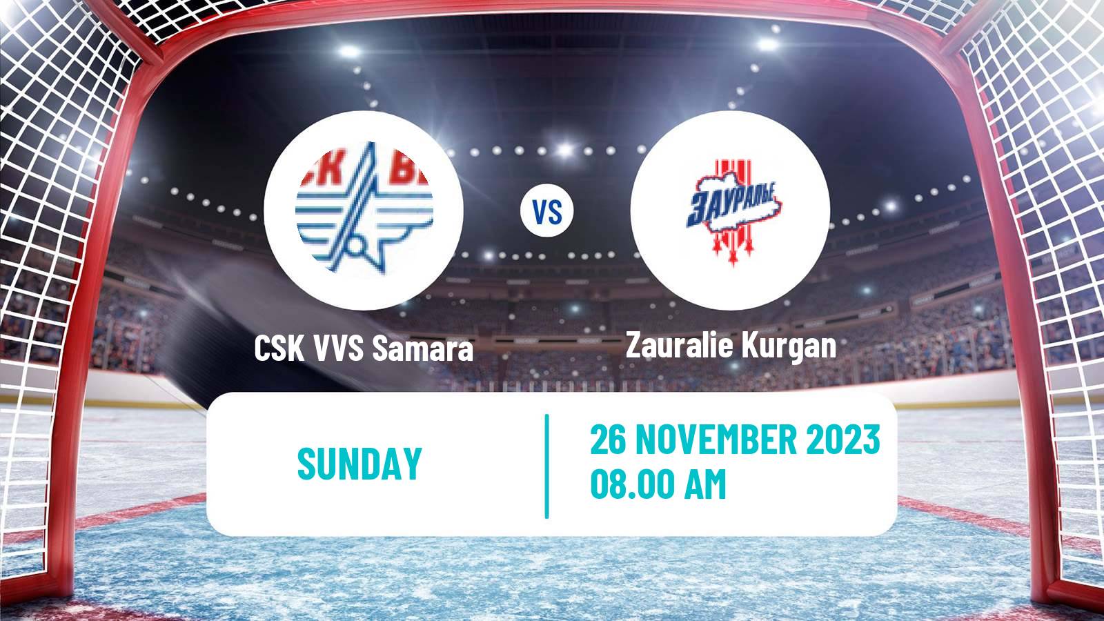 Hockey VHL CSK VVS Samara - Zauralie Kurgan