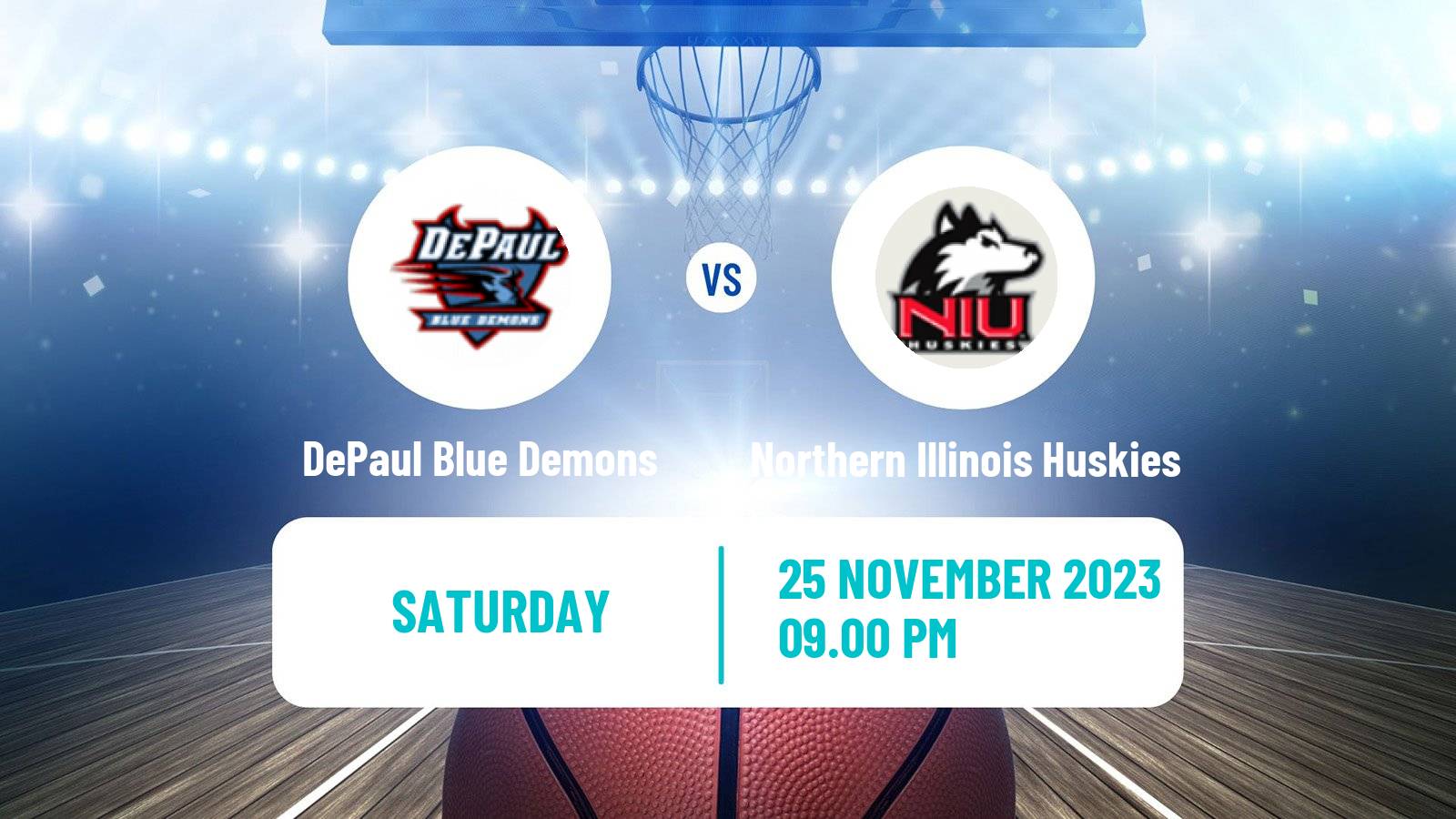 Basketball NCAA College Basketball DePaul Blue Demons - Northern Illinois Huskies