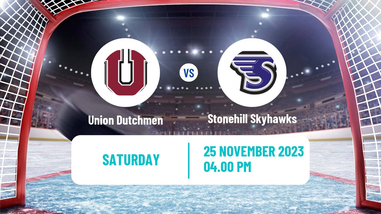 Hockey NCAA Hockey Union Dutchmen - Stonehill Skyhawks