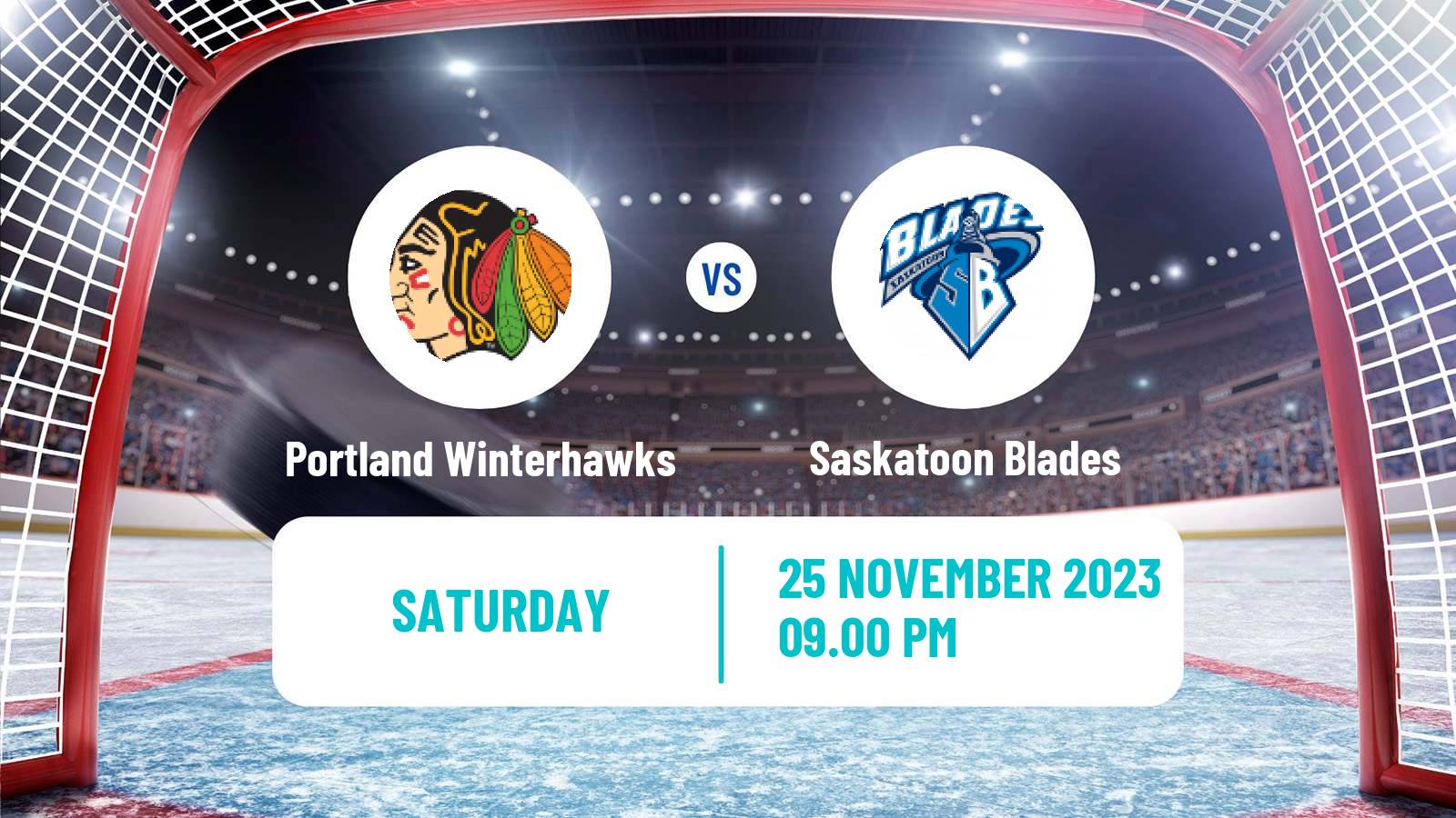 Hockey WHL Portland Winterhawks - Saskatoon Blades