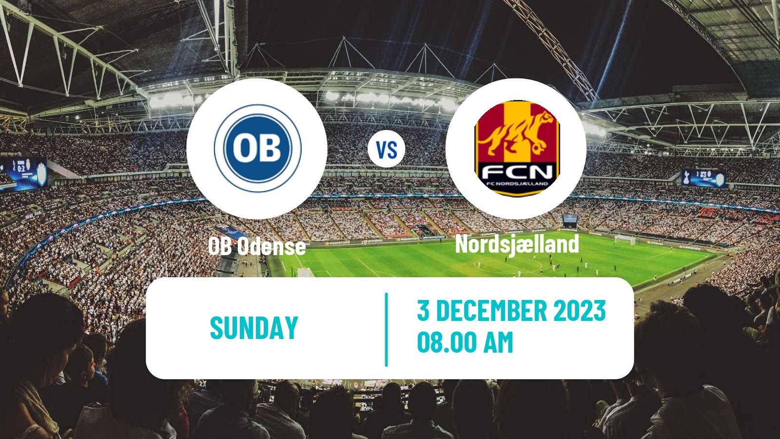 Soccer Danish Superliga OB Odense - Nordsjælland