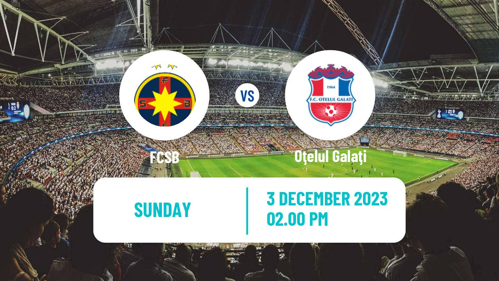 Soccer Romanian Liga 1 FCSB - Oţelul Galaţi