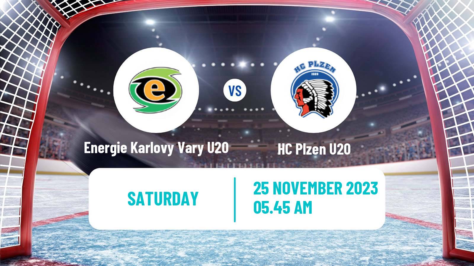 Hockey Czech ELJ Energie Karlovy Vary U20 - Plzen U20