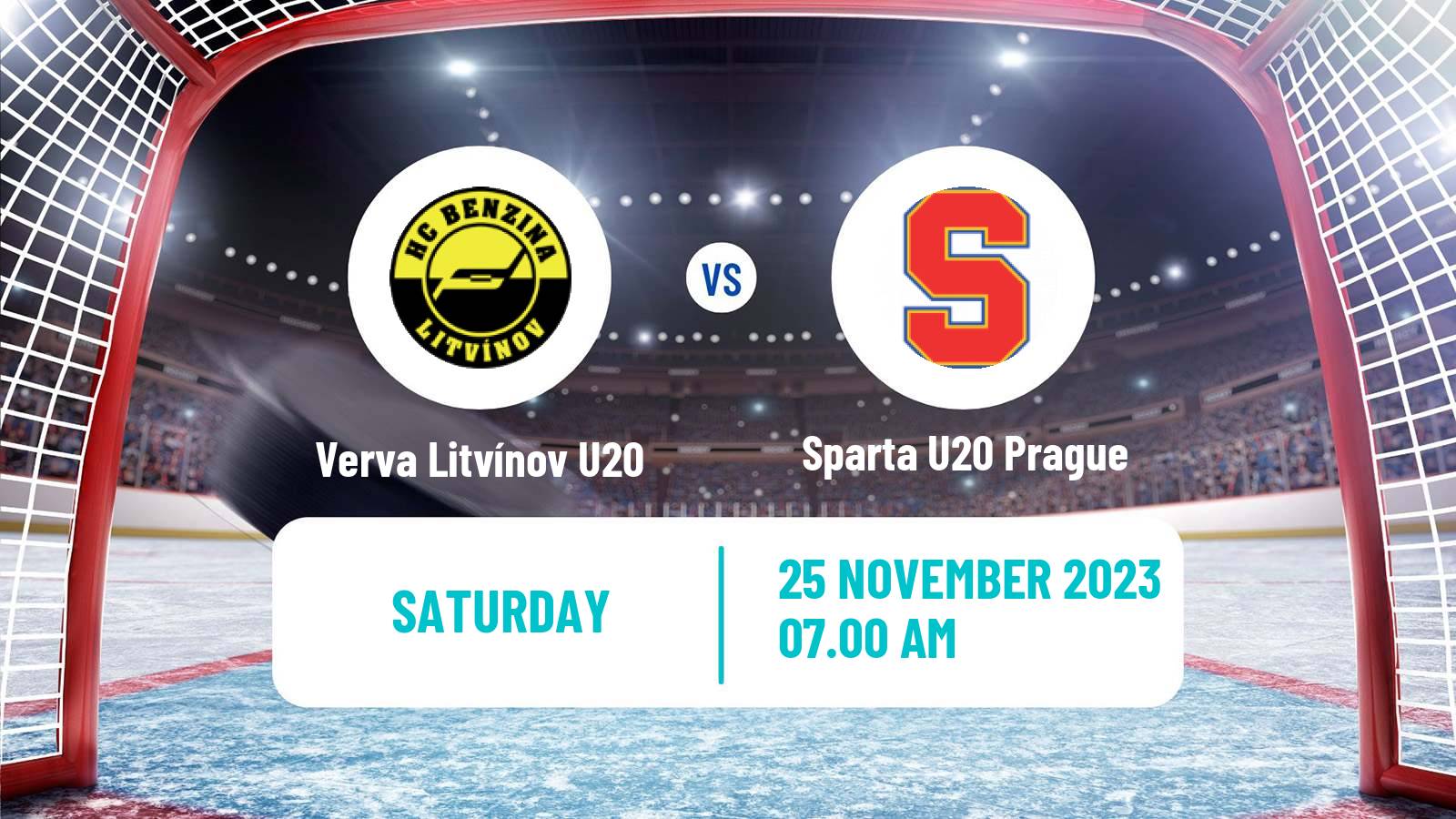 Hockey Czech ELJ Verva Litvínov U20 - Sparta U20 Prague