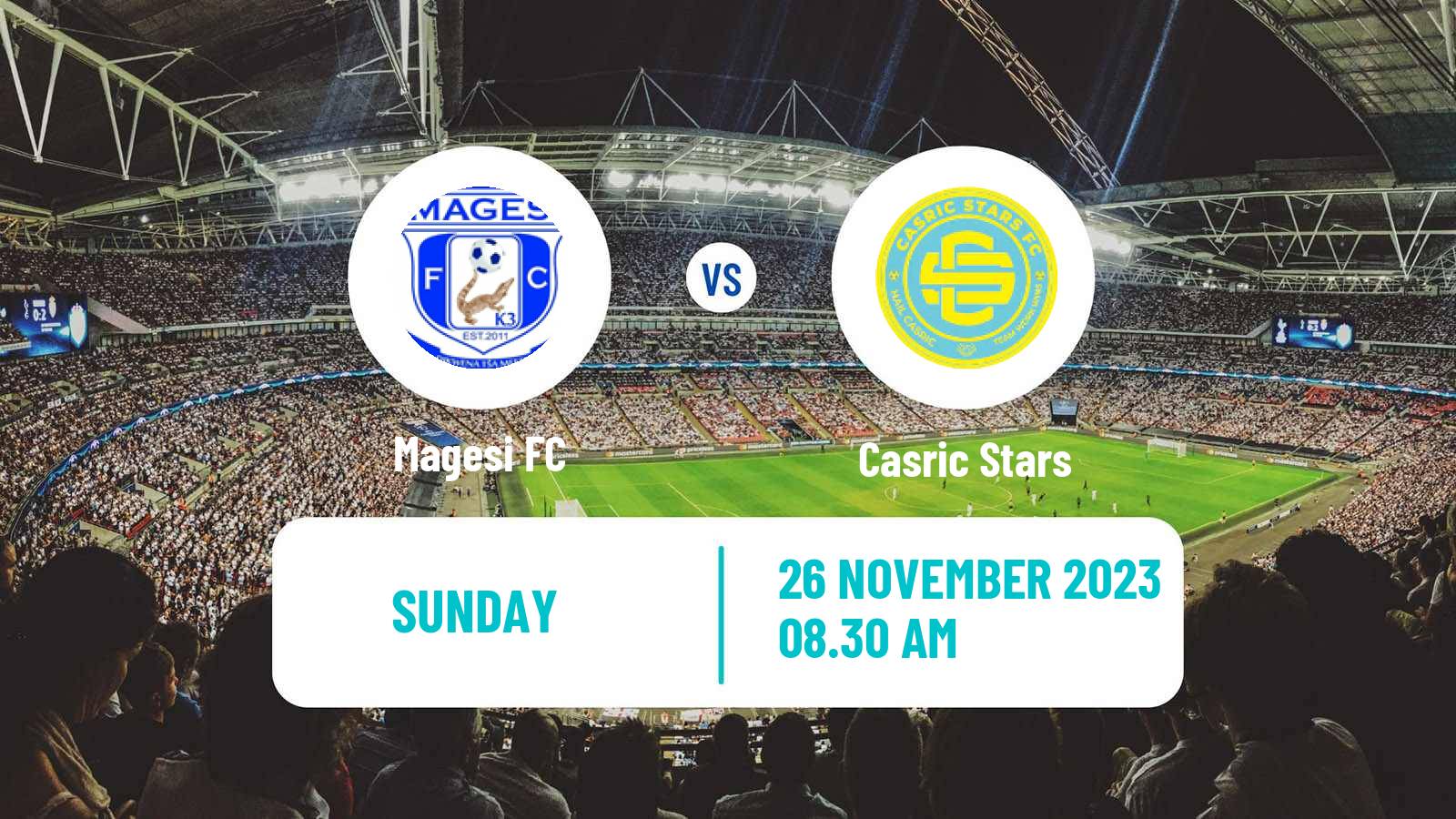 Soccer South African First Division Magesi - Casric Stars