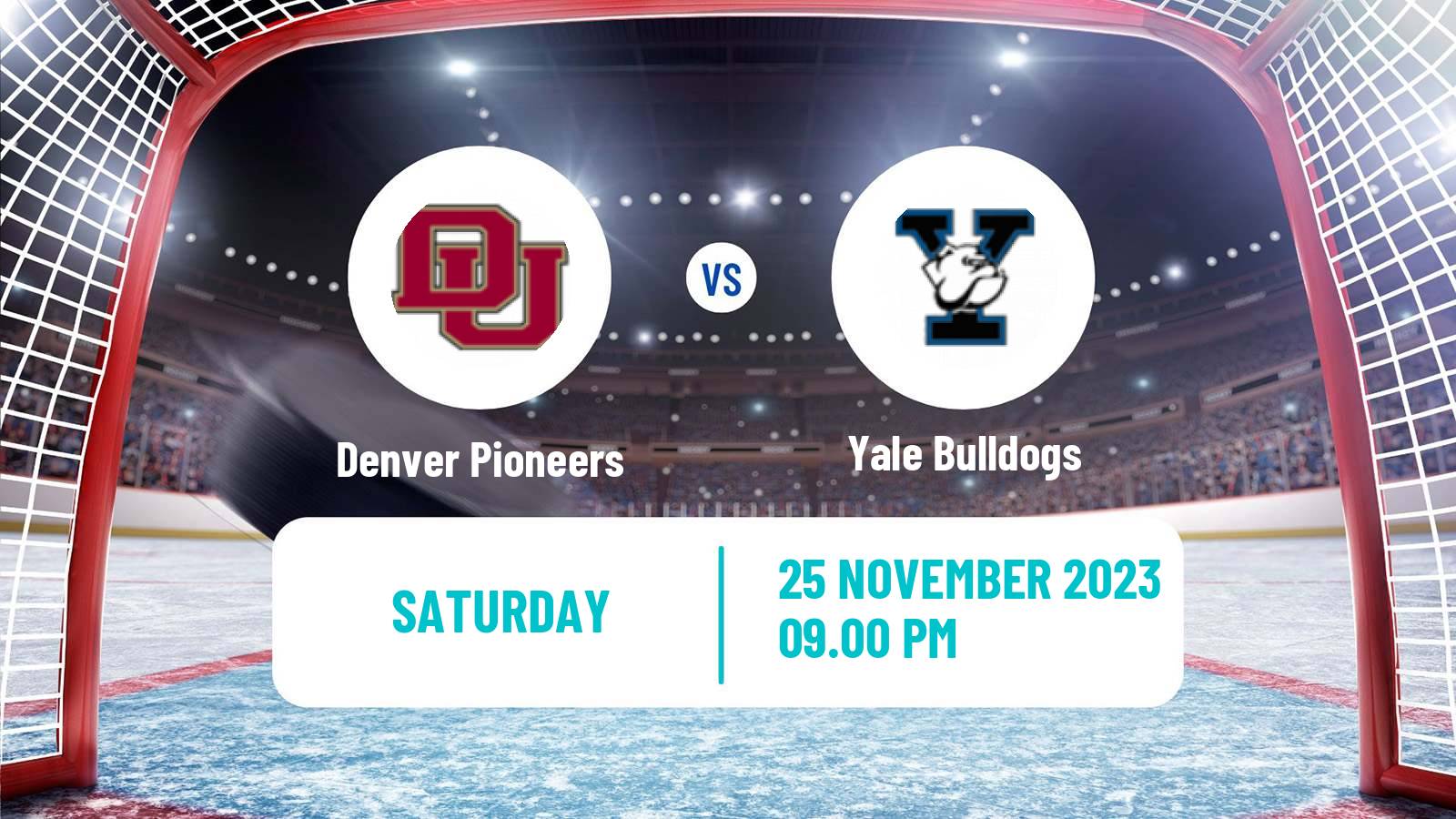 Hockey NCAA Hockey Denver Pioneers - Yale Bulldogs