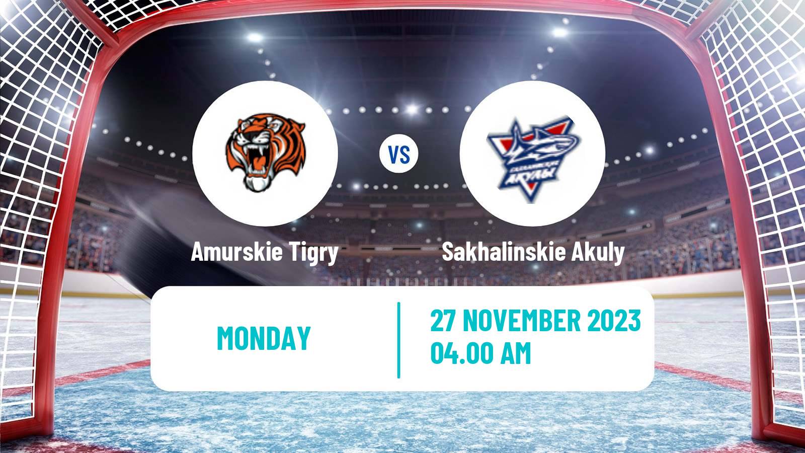 Hockey MHL Amurskie Tigry - Sakhalinskie Akuly