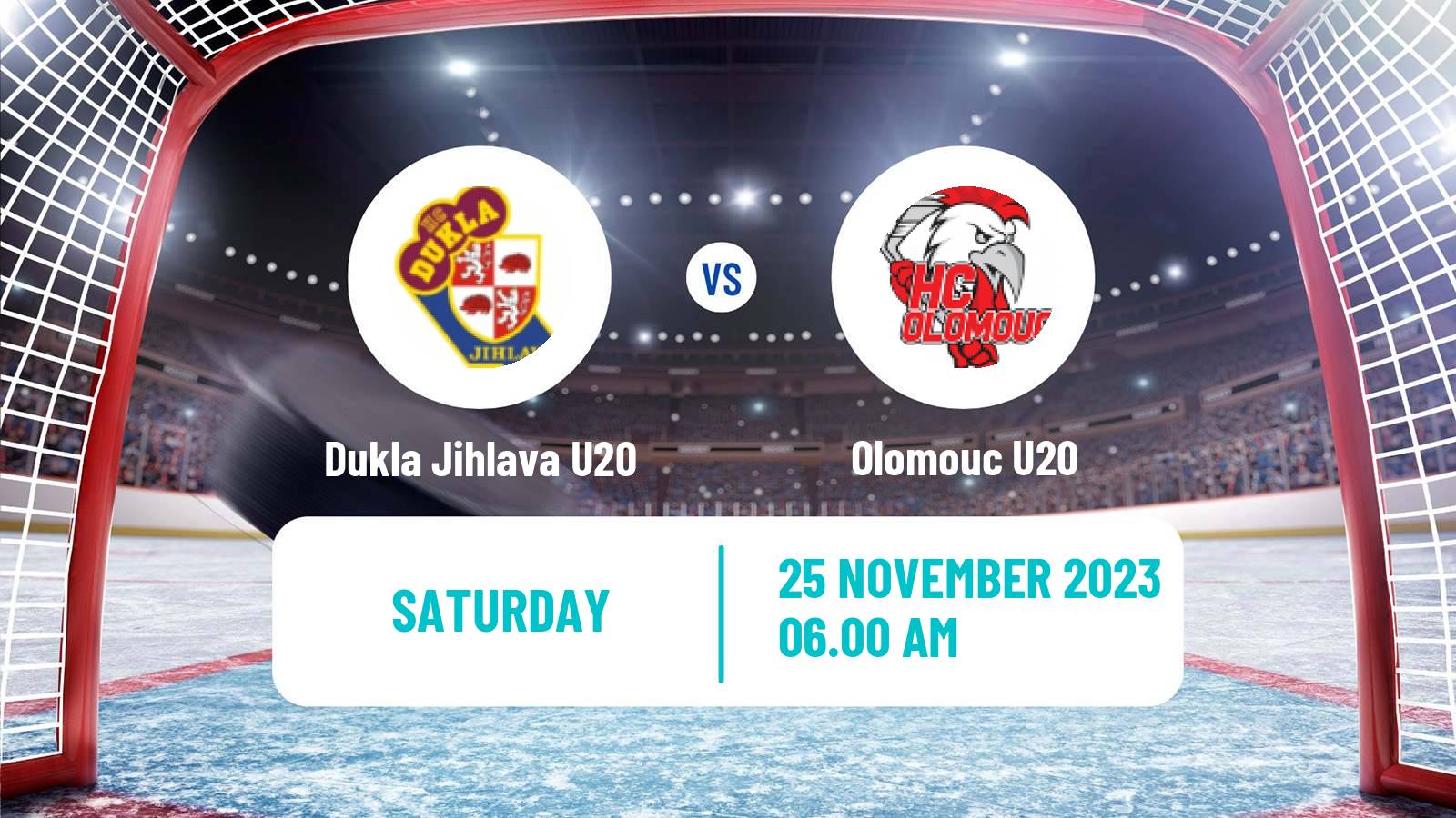 Hockey Czech ELJ Dukla Jihlava U20 - Olomouc U20