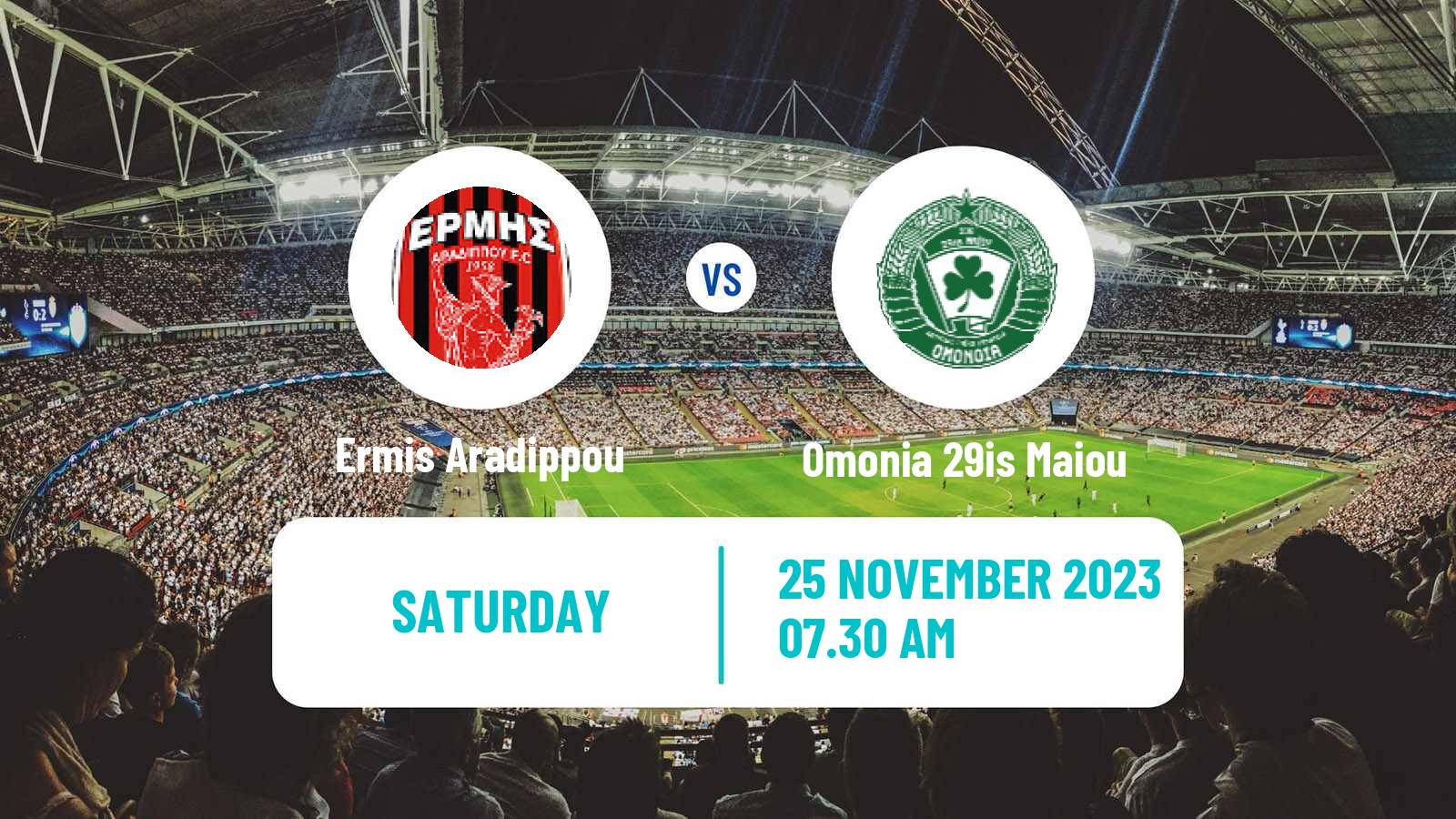 Soccer Cypriot Division 2 Ermis Aradippou - Omonia 29is Maiou