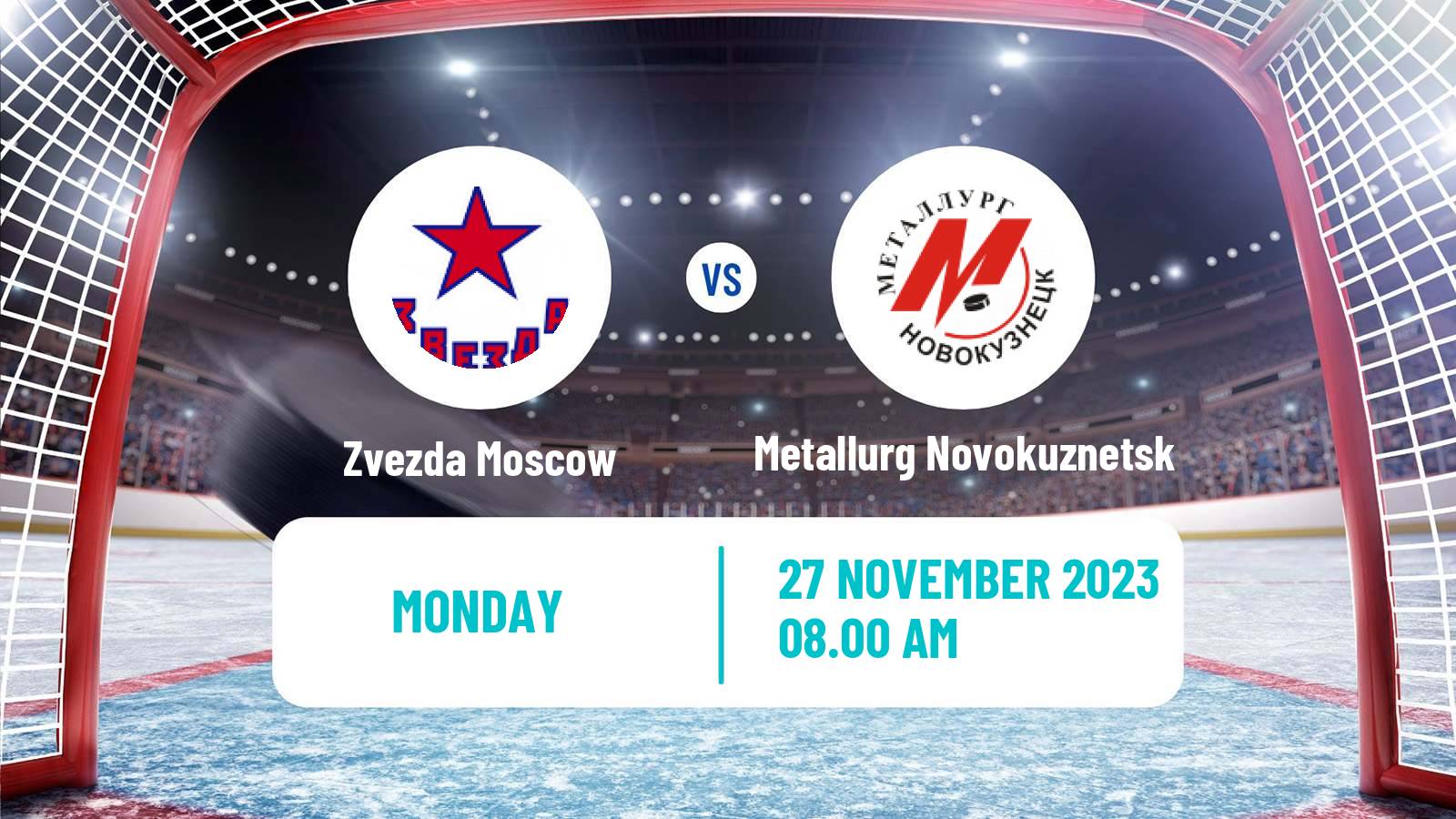 Hockey VHL Zvezda Moscow - Metallurg Novokuznetsk