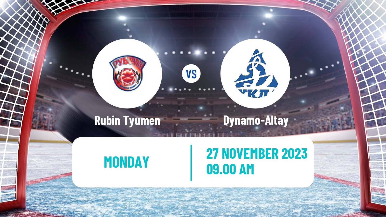 Hockey VHL Rubin Tyumen - Dynamo-Altay