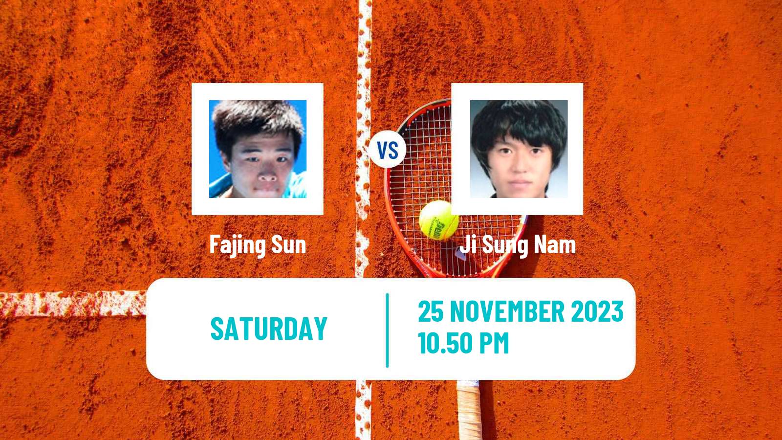 Tennis Yokkaichi Challenger Men Fajing Sun - Ji Sung Nam