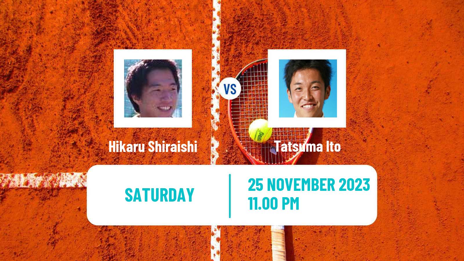 Tennis Yokkaichi Challenger Men Hikaru Shiraishi - Tatsuma Ito