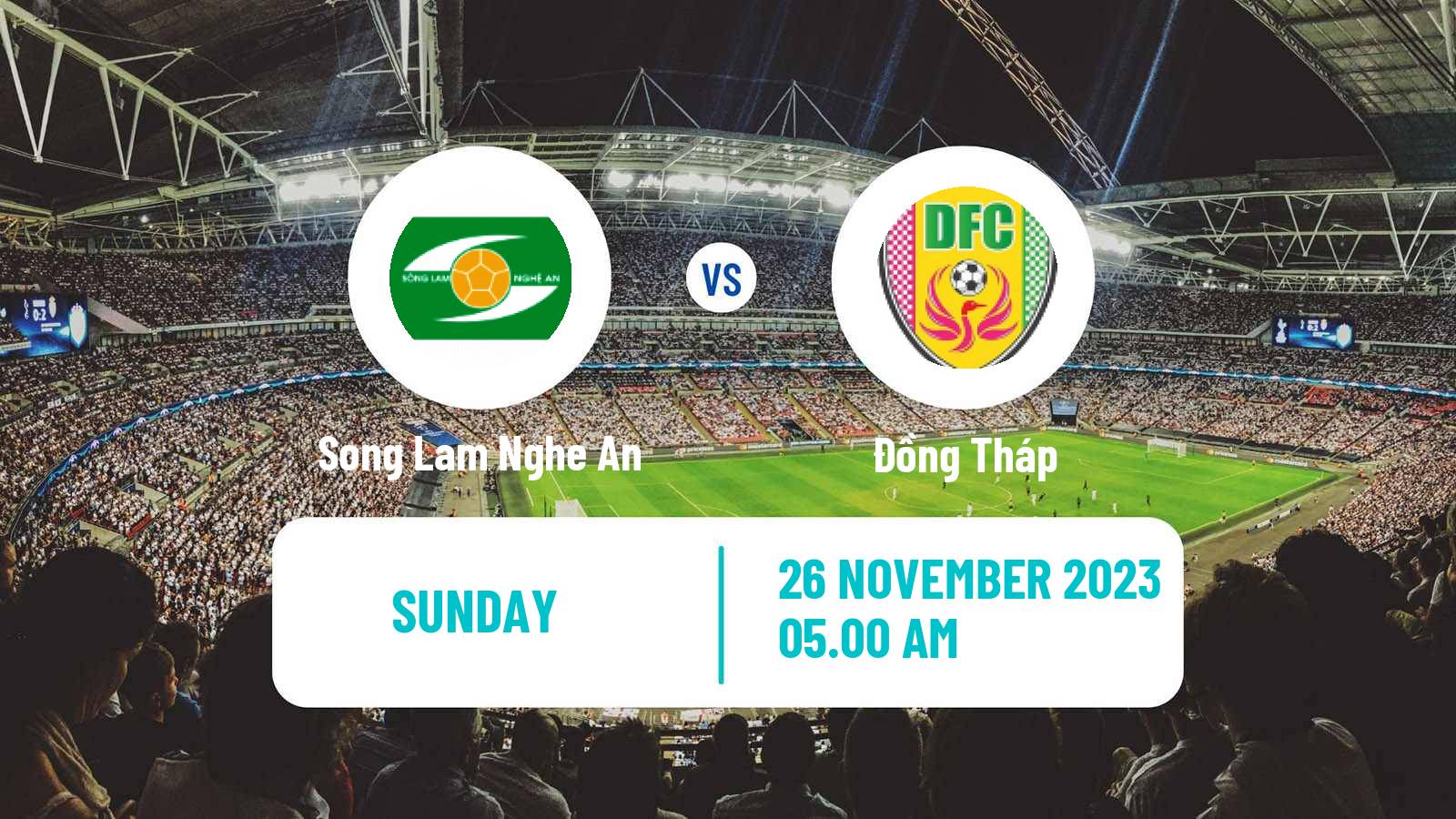 Soccer Vietnamese Cup Song Lam Nghe An - Đồng Tháp