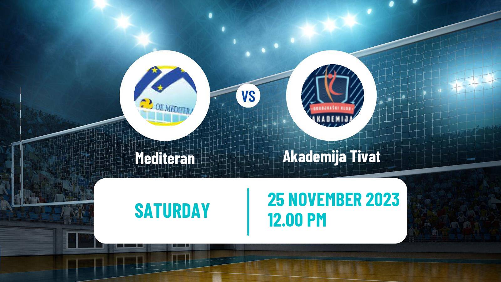 Volleyball Montenegrin Superliga Volleyball Women Mediteran - Akademija Tivat