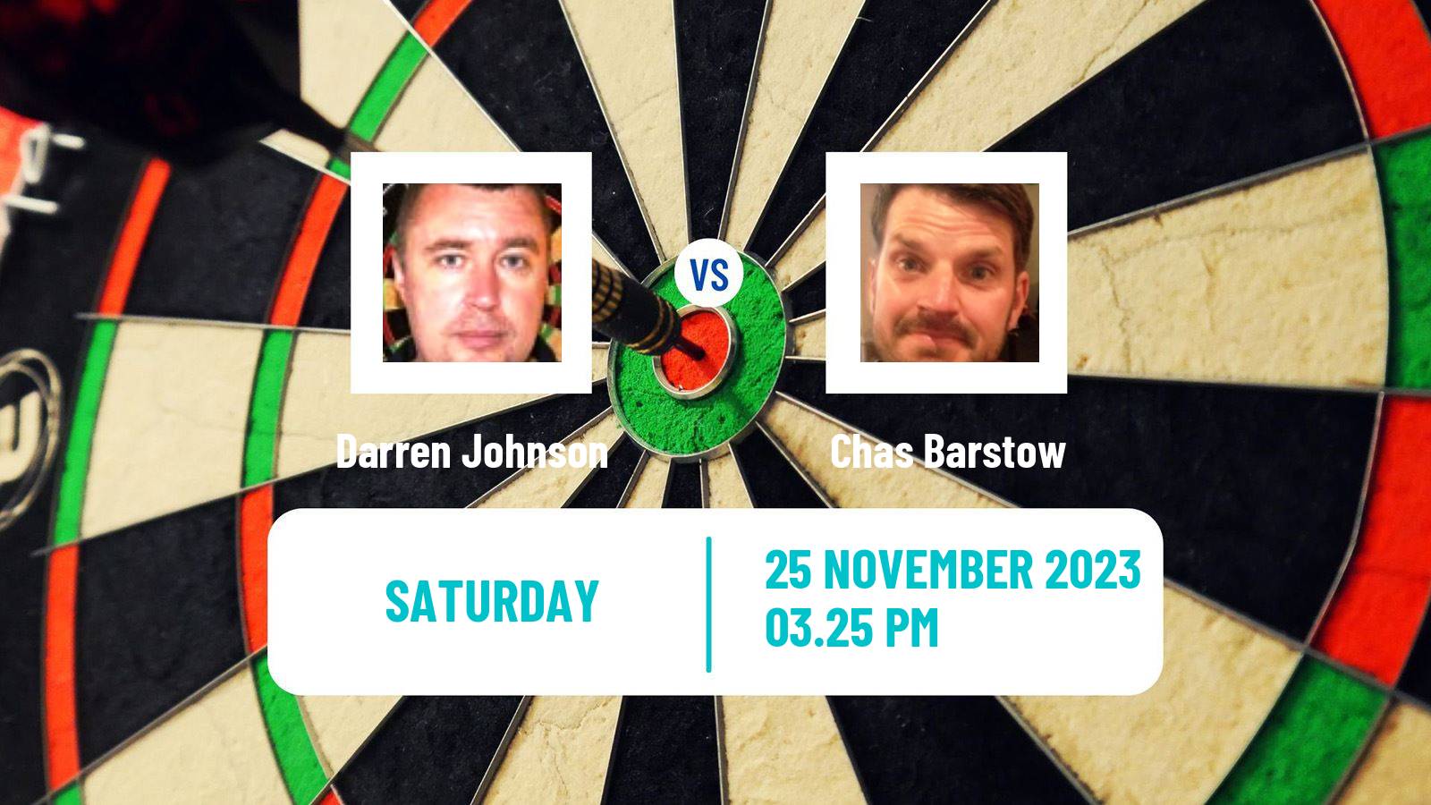 Darts Modus Super Series Darren Johnson - Chas Barstow