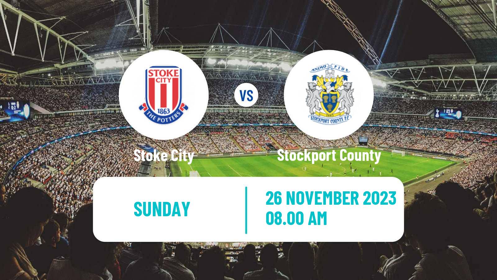 Soccer English FA Cup Women Stoke City - Stockport County