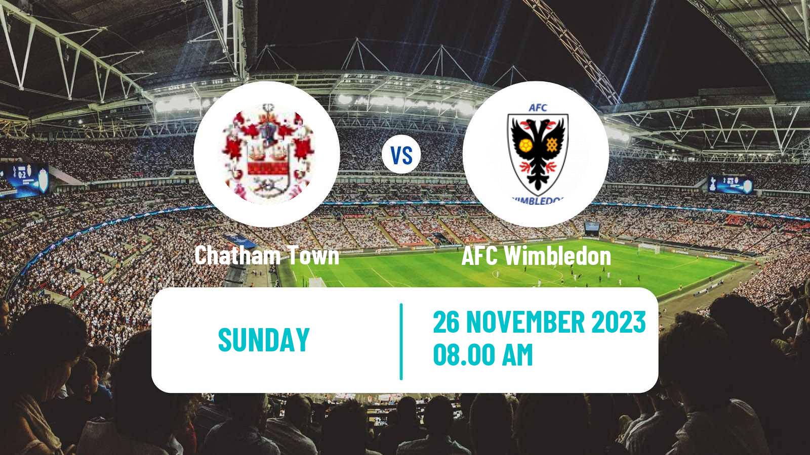 Soccer English FA Cup Women Chatham Town - AFC Wimbledon