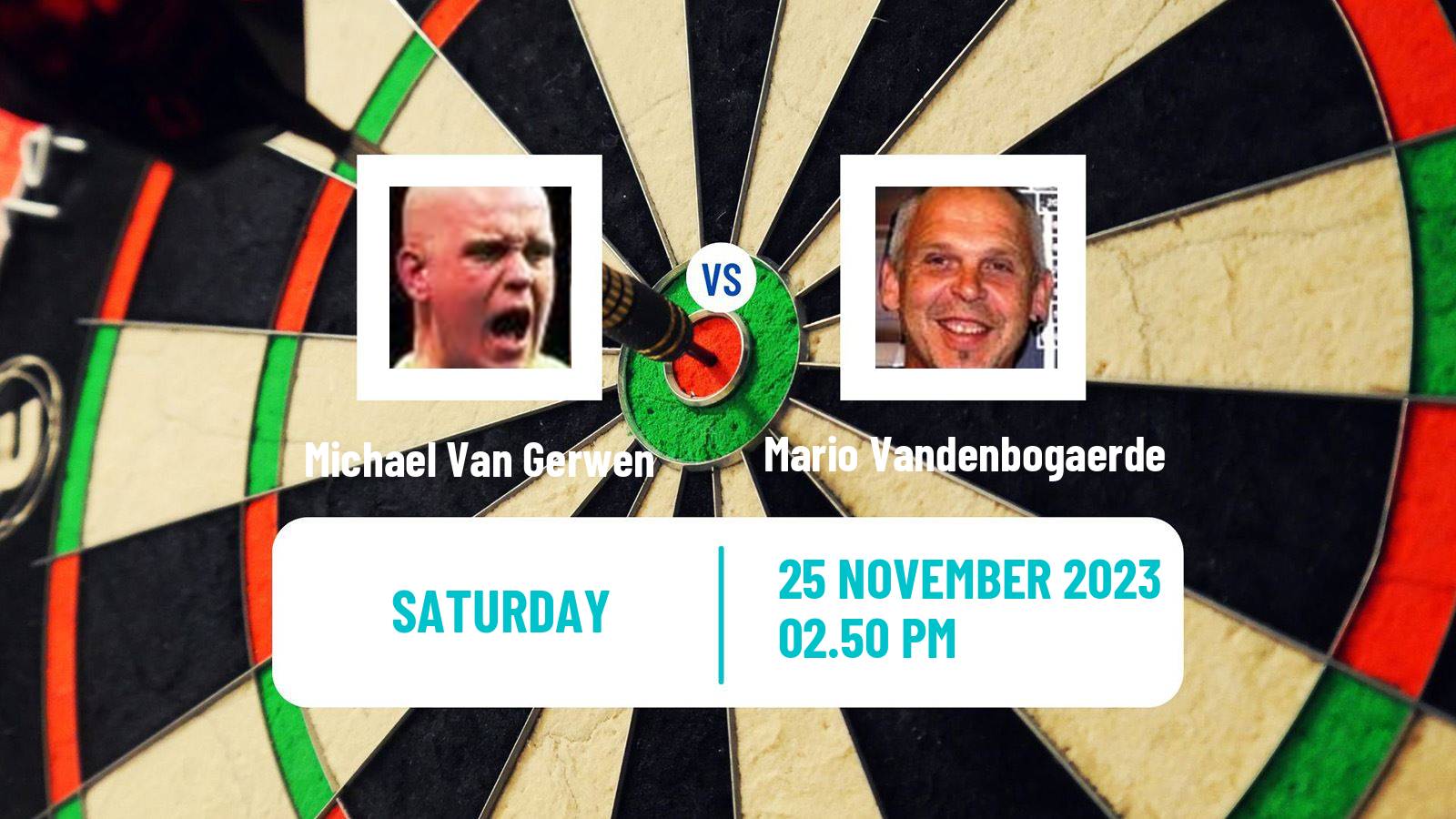 Darts Players Championship Finals Michael Van Gerwen - Mario Vandenbogaerde