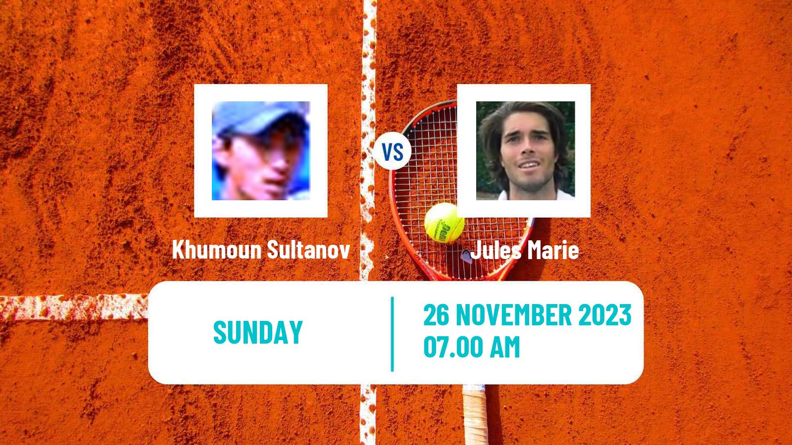 Tennis ITF M25 Vale Do Lobo 2 Men Khumoun Sultanov - Jules Marie
