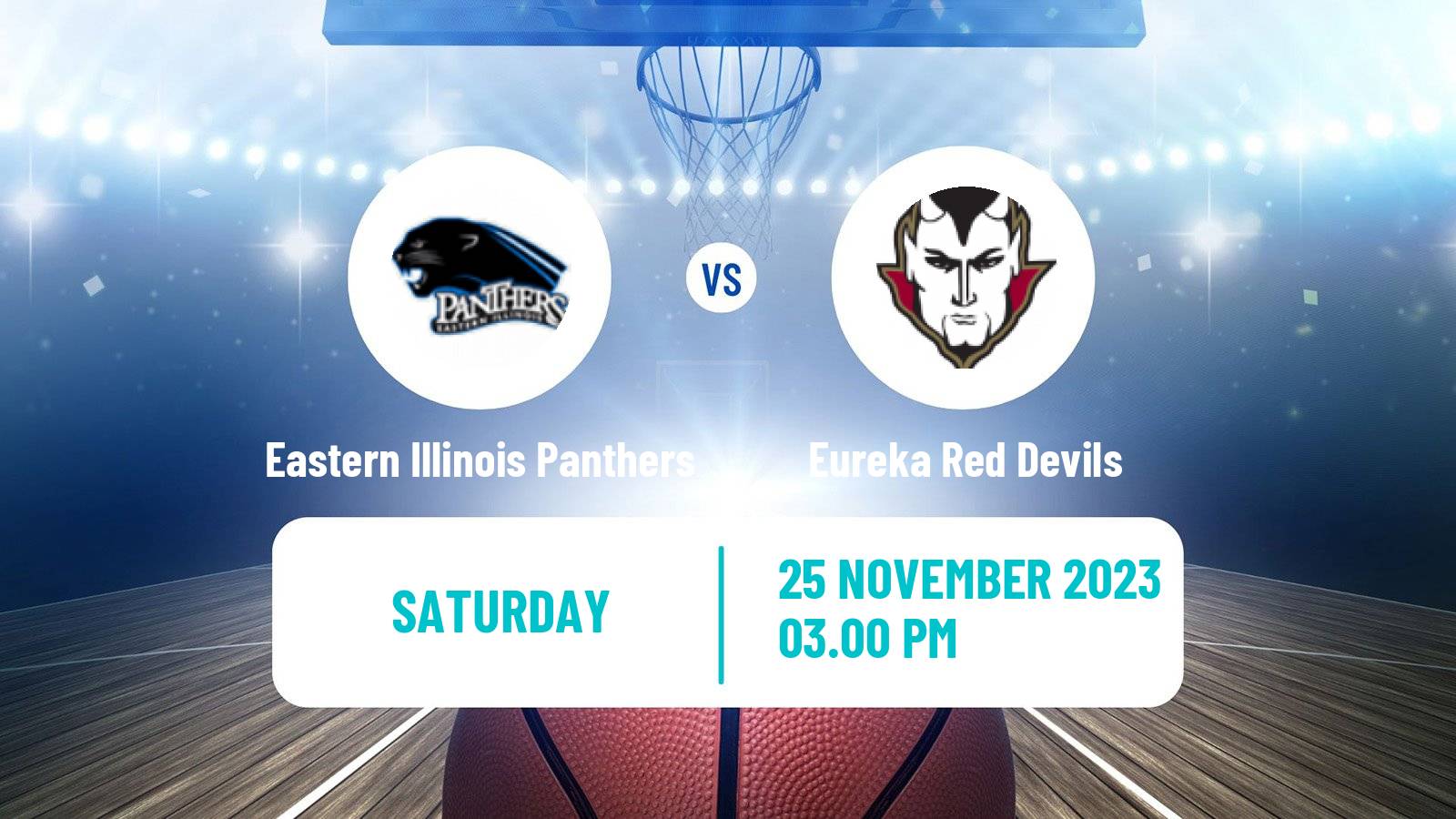 Basketball NCAA College Basketball Eastern Illinois Panthers - Eureka Red Devils
